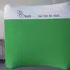 Fabric Tension Media Wall Curved