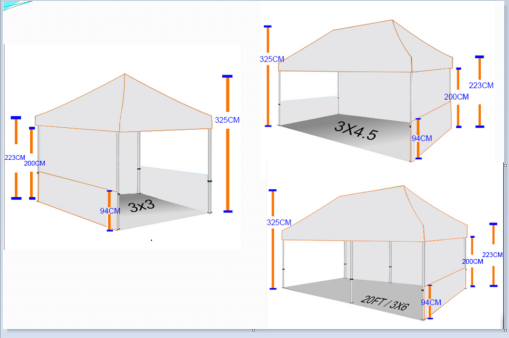 Marquee Sizes